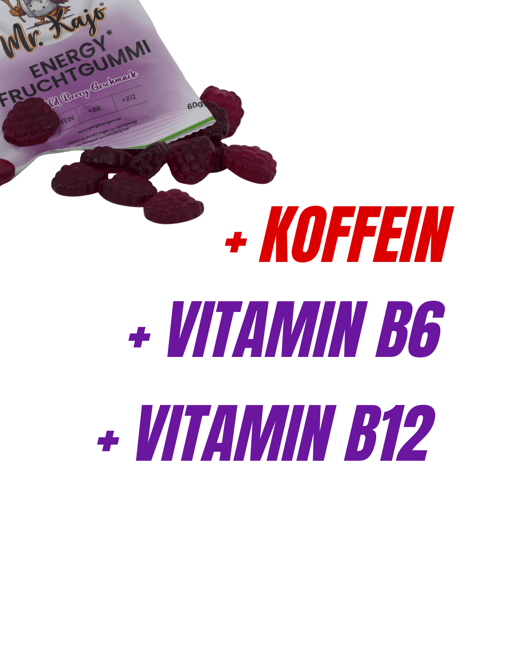 Energy* Fruchtgummi Multipack Wild Berry- und Himbeere-Geschmack