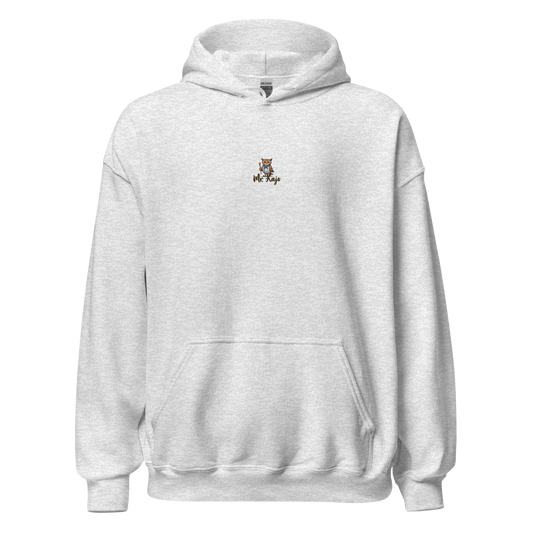 Unisex-Kapuzenpullover - Mr. Kajo - Bestickung & Backprint Einen super kuscheligen Kapuzenpullover braucht einfach jeder!!! die perfekte Wahl fürs Entspannen. Vorne: Hochwertige Mr. Kajo Logo Bestickung Hinten: Lässiger Backprint • 50 % vorgeschrumpfte Ba