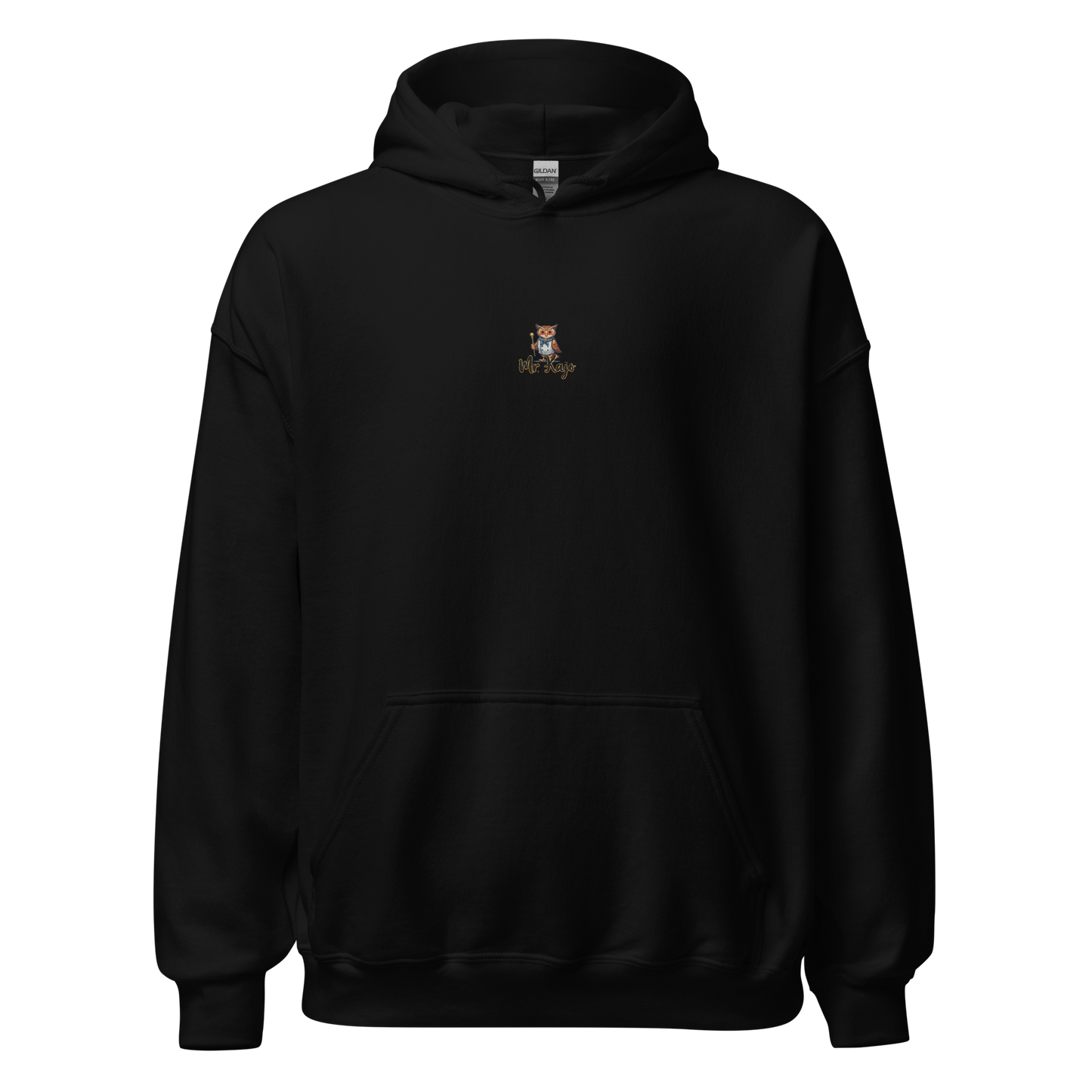 Unisex-Kapuzenpullover - Mr. Kajo - Bestickung & Backprint Einen super kuscheligen Kapuzenpullover braucht einfach jeder!!! die perfekte Wahl fürs Entspannen. Vorne: Hochwertige Mr. Kajo Logo Bestickung Hinten: Lässiger Backprint • 50 % vorgeschrumpfte Ba