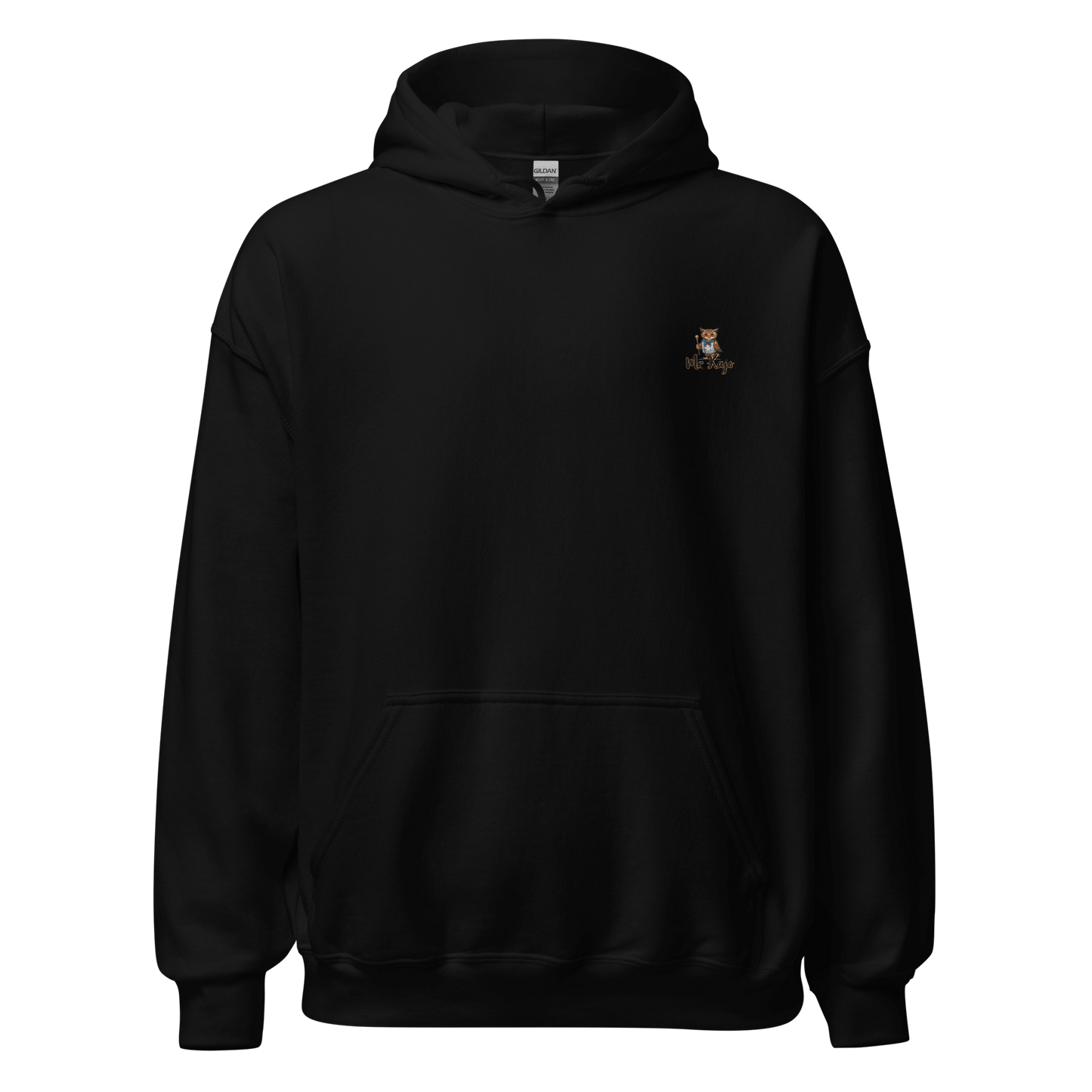 Unisex-Hoodie - Mr. Kajo - Bestickung & Backprint Einen super kuscheligen Hoodie braucht einfach jeder!!! die perfekte Wahl fürs Entspannen. Vorne: Hochwertige Mr. Kajo Logo Bestickung Hinten: Lässiger Backprint • 50 % vorgeschrumpfte Baumwolle, 50 % Poly