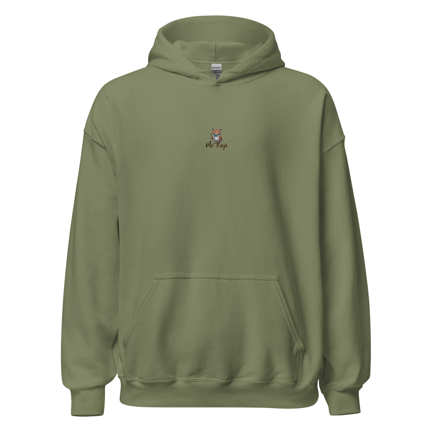 Unisex-Kapuzenpullover - Mr. Kajo - Bestickung & Backprint Einen super kuscheligen Kapuzenpullover braucht einfach jeder!!! die perfekte Wahl fürs Entspannen. Vorne: Hochwertige Mr. Kajo Logo Bestickung Hinten: Lässiger Backprint • 50 % vorgeschrumpfte Ba