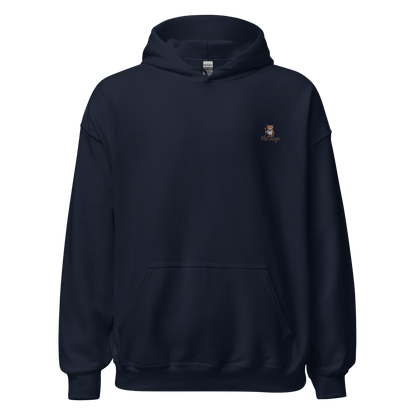 Unisex-Hoodie - Mr. Kajo - Bestickung & Backprint Einen super kuscheligen Hoodie braucht einfach jeder!!! die perfekte Wahl fürs Entspannen. Vorne: Hochwertige Mr. Kajo Logo Bestickung Hinten: Lässiger Backprint • 50 % vorgeschrumpfte Baumwolle, 50 % Poly