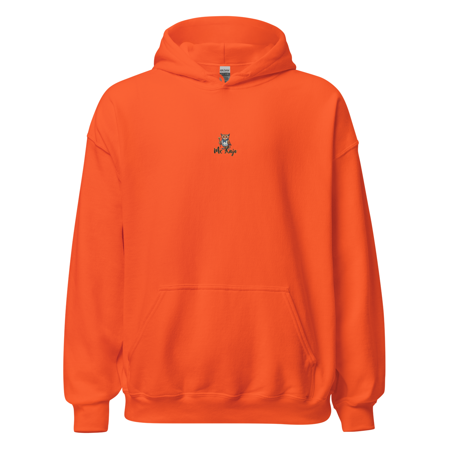 Unisex-Kapuzenpullover - Mr. Kajo - Bestickung & Backprint Einen super kuscheligen Kapuzenpullover braucht einfach jeder!!! die perfekte Wahl fürs Entspannen. Vorne: Hochwertige Mr. Kajo Logo Bestickung Hinten: Lässiger Backprint • 50 % vorgeschrumpfte Ba