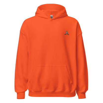 Unisex-Hoodie - Mr. Kajo - Bestickung & Backprint Einen super kuscheligen Hoodie braucht einfach jeder!!! die perfekte Wahl fürs Entspannen. Vorne: Hochwertige Mr. Kajo Logo Bestickung Hinten: Lässiger Backprint • 50 % vorgeschrumpfte Baumwolle, 50 % Poly