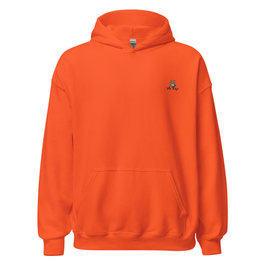 Unisex-Hoodie - Mr. Kajo - Bestickung & Backprint Einen super kuscheligen Hoodie braucht einfach jeder!!! die perfekte Wahl fürs Entspannen. Vorne: Hochwertige Mr. Kajo Logo Bestickung Hinten: Lässiger Backprint • 50 % vorgeschrumpfte Baumwolle, 50 % Poly