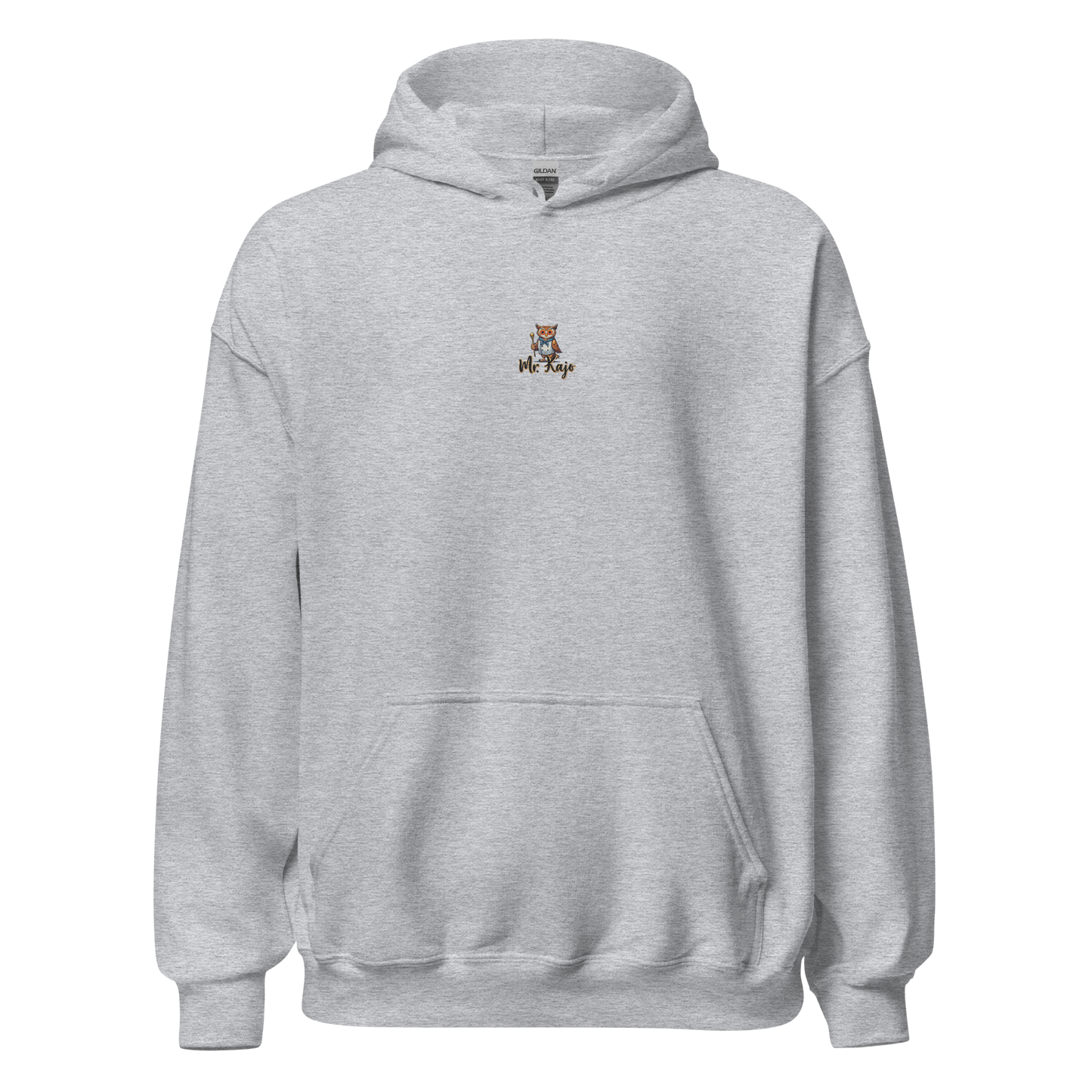 Unisex-Kapuzenpullover - Mr. Kajo - Bestickung & Backprint Einen super kuscheligen Kapuzenpullover braucht einfach jeder!!! die perfekte Wahl fürs Entspannen. Vorne: Hochwertige Mr. Kajo Logo Bestickung Hinten: Lässiger Backprint • 50 % vorgeschrumpfte Ba