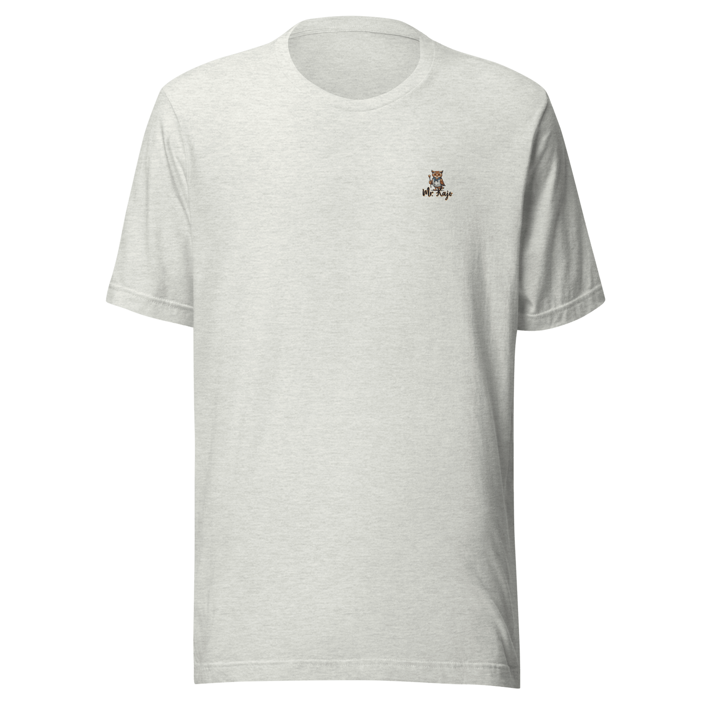 Unisex-T-Shirt - Mr. Kajo - Bestickung Ein T-Shirt - WOW! Hochwertige Mr. Kajo Logo Bestickung• 100 % gekämmte und ringgesponnene Baumwolle (Heather-Farben enthalten Polyester) €26.50