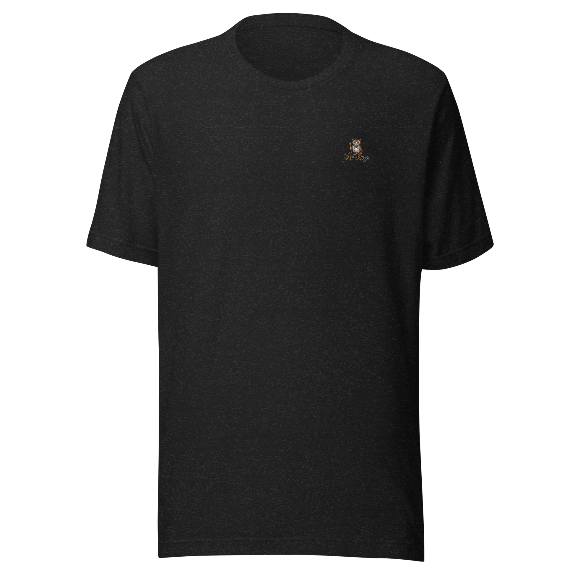Unisex-T-Shirt - Mr. Kajo - Bestickung Ein T-Shirt - WOW! Hochwertige Mr. Kajo Logo Bestickung• 100 % gekämmte und ringgesponnene Baumwolle (Heather-Farben enthalten Polyester) €26.50