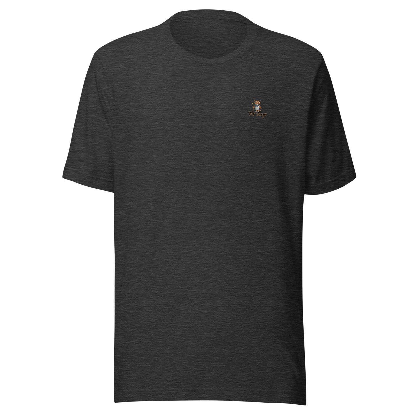 Unisex-T-Shirt - Mr. Kajo - Bestickung Ein T-Shirt - WOW! Hochwertige Mr. Kajo Logo Bestickung• 100 % gekämmte und ringgesponnene Baumwolle (Heather-Farben enthalten Polyester) €26.50