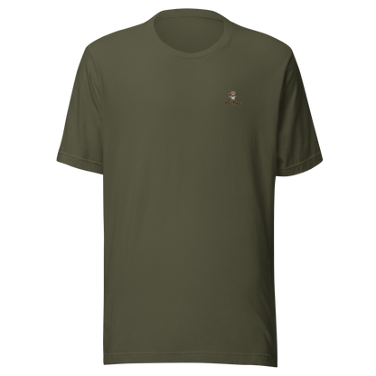 Unisex-T-Shirt - Mr. Kajo - Bestickung Ein T-Shirt - WOW! Hochwertige Mr. Kajo Logo Bestickung• 100 % gekämmte und ringgesponnene Baumwolle (Heather-Farben enthalten Polyester) €26.50