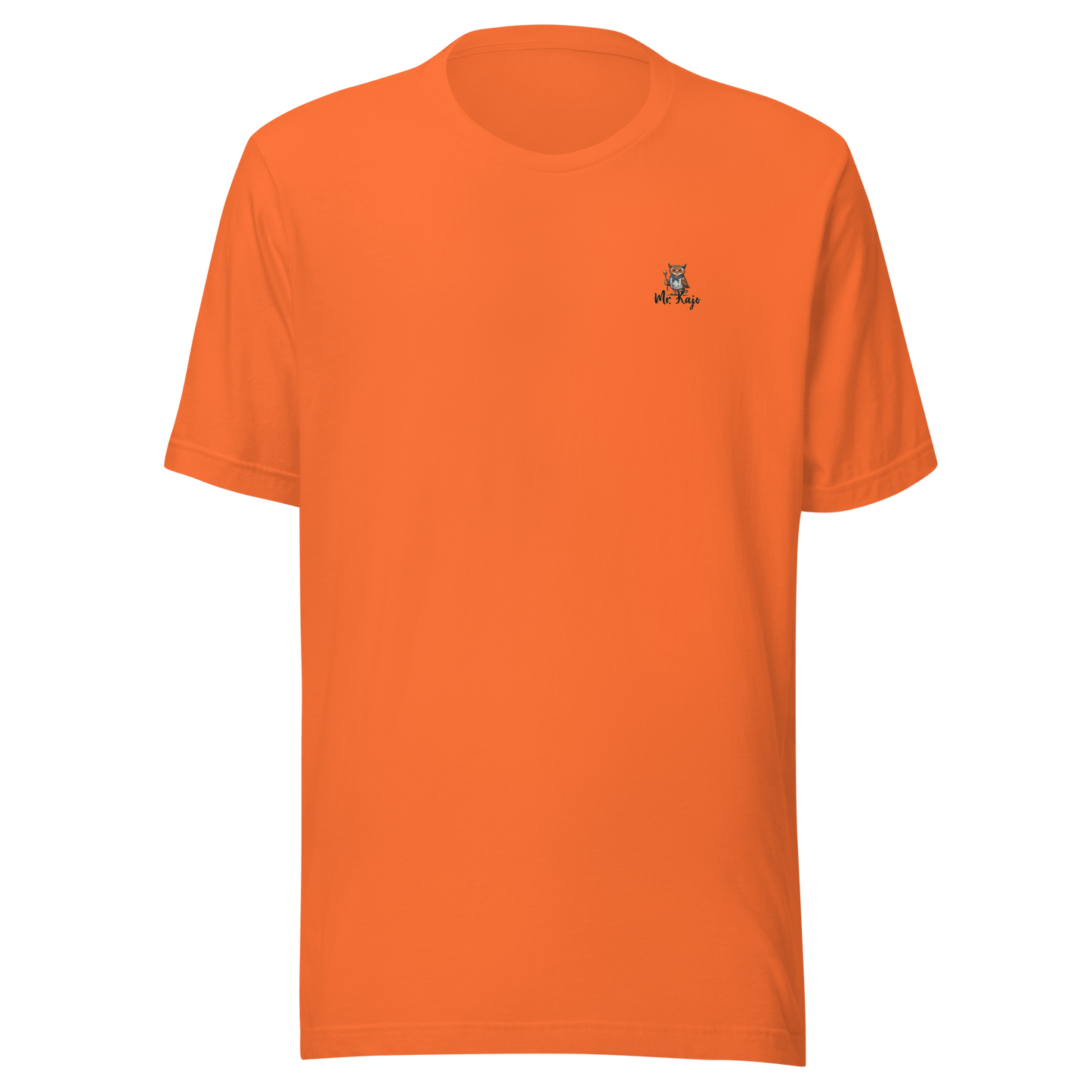 Unisex-T-Shirt - Mr. Kajo - Bestickung Ein T-Shirt - WOW! Hochwertige Mr. Kajo Logo Bestickung• 100 % gekämmte und ringgesponnene Baumwolle (Heather-Farben enthalten Polyester) €26.50