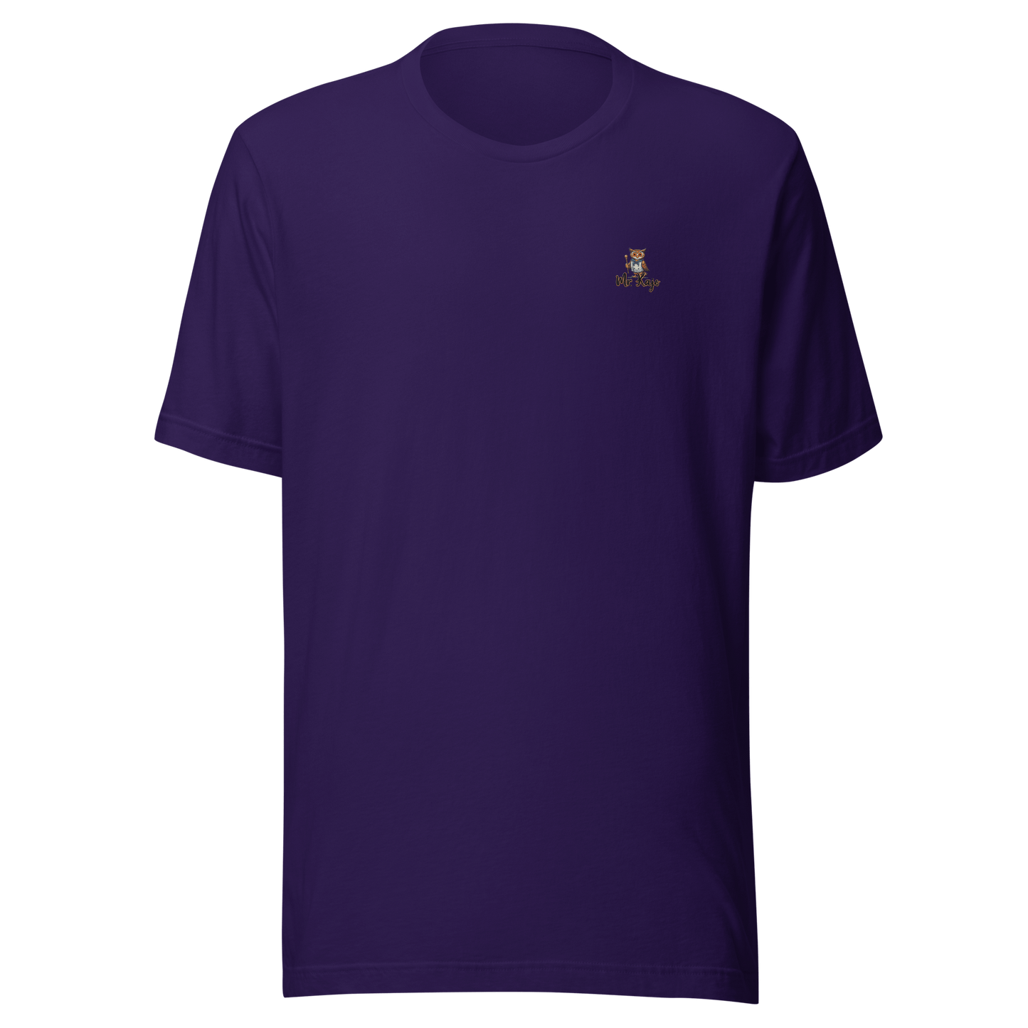 Unisex-T-Shirt - Mr. Kajo - Bestickung Ein T-Shirt - WOW! Hochwertige Mr. Kajo Logo Bestickung• 100 % gekämmte und ringgesponnene Baumwolle (Heather-Farben enthalten Polyester) €26.50